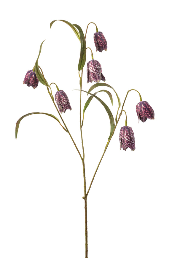 Giglio a scacchi artificiale - 1 stelo - Viola