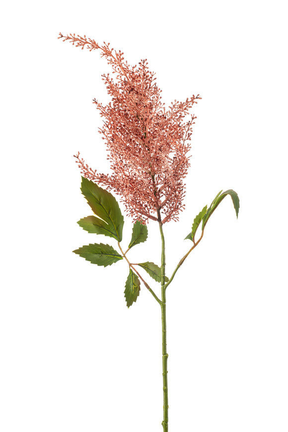 Astilbe artificiale - 1 stelo - Corallo