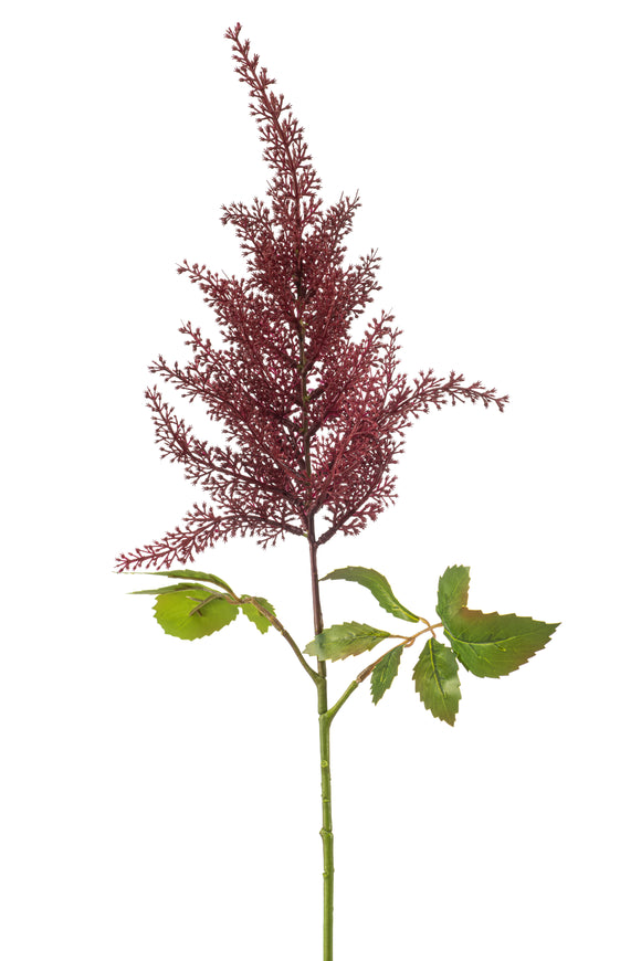 Astilbe artificiale - 1 stelo - Bordeaux